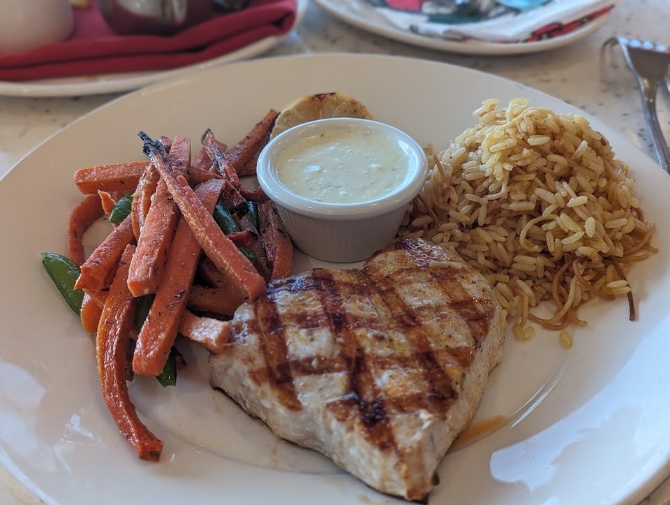 Swordfish with Forbidden Rice