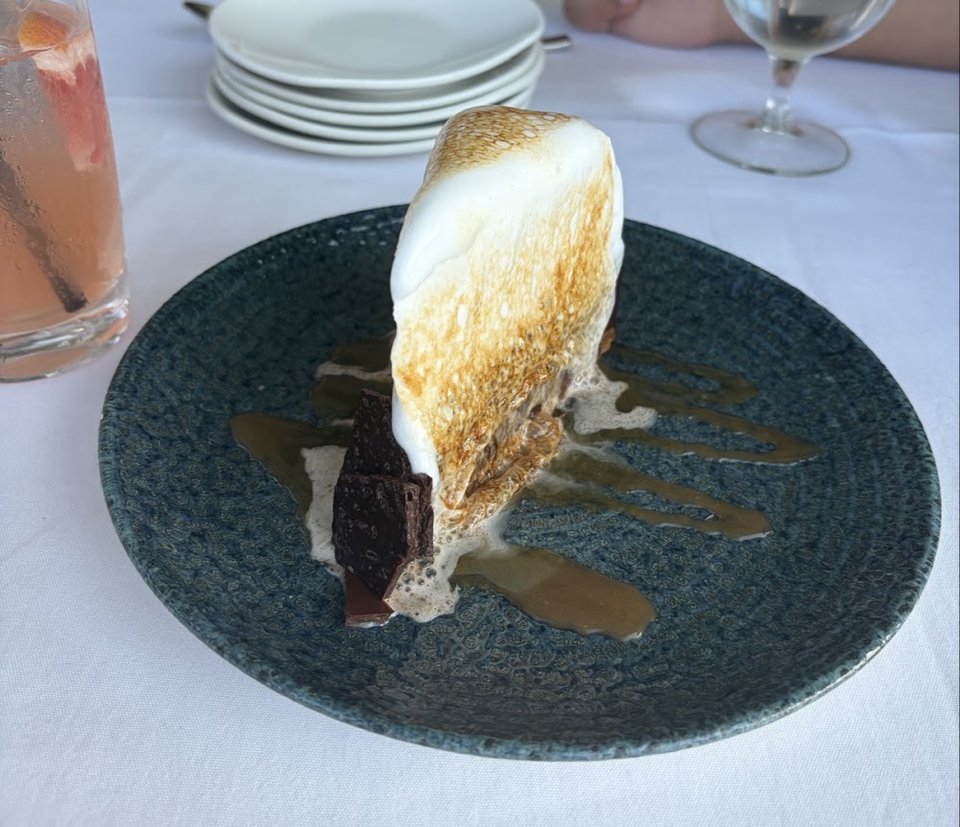 Toasted Marshmallow Chocolate Dessert